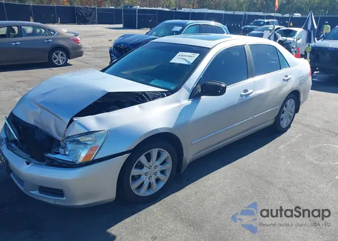 2006 Honda Accord 3.0 Ex из США, поврежденный, VIN 1HGCM66596A068261